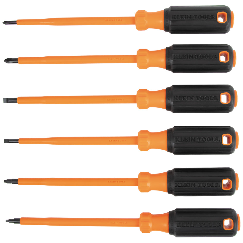 Klein Tools 85077INSR Insulated Screwdriver Set Plus Magnetizer, 7 Pc.