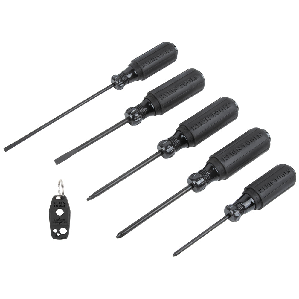 Klein Tools 85446BLK Limited Edition Blackout Screwdriver Set, 6 Pc.
