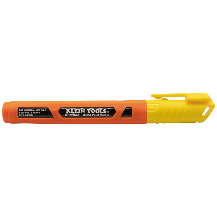 Klein Tools 86354 Skribes Paint Marker, Yellow
