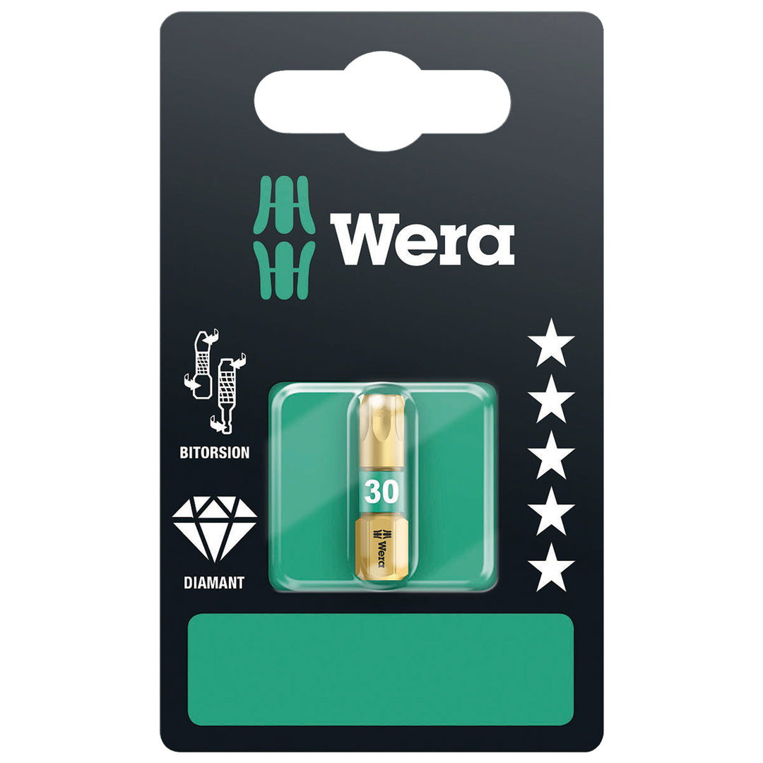 Wera 867/1 BDC SB TORX® bits, TX 30 x 25 mm