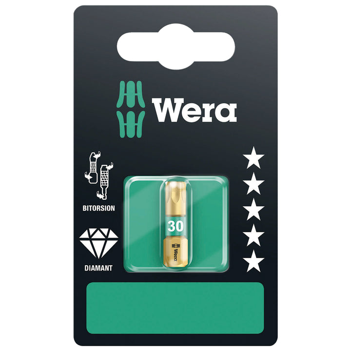 Wera 867/1 BDC SB TORX® bits, TX 30 x 25 mm