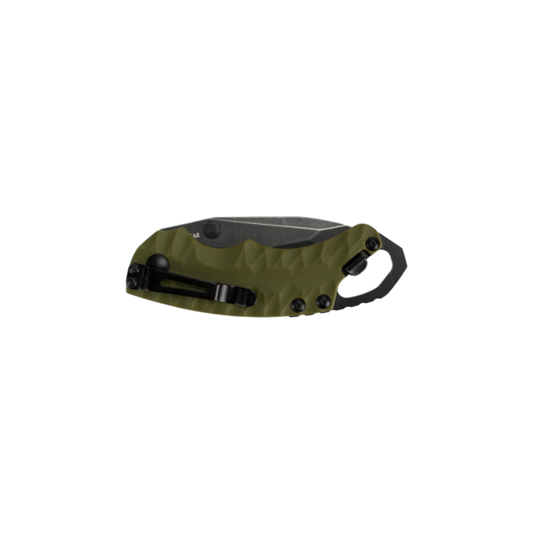 Kershaw 8750TOLBW Shuffle II - Tanto, Olive, BlackWash