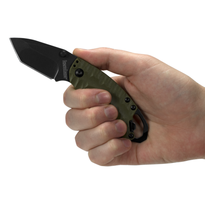 Kershaw 8750TOLBW Shuffle II - Tanto, Olive, BlackWash