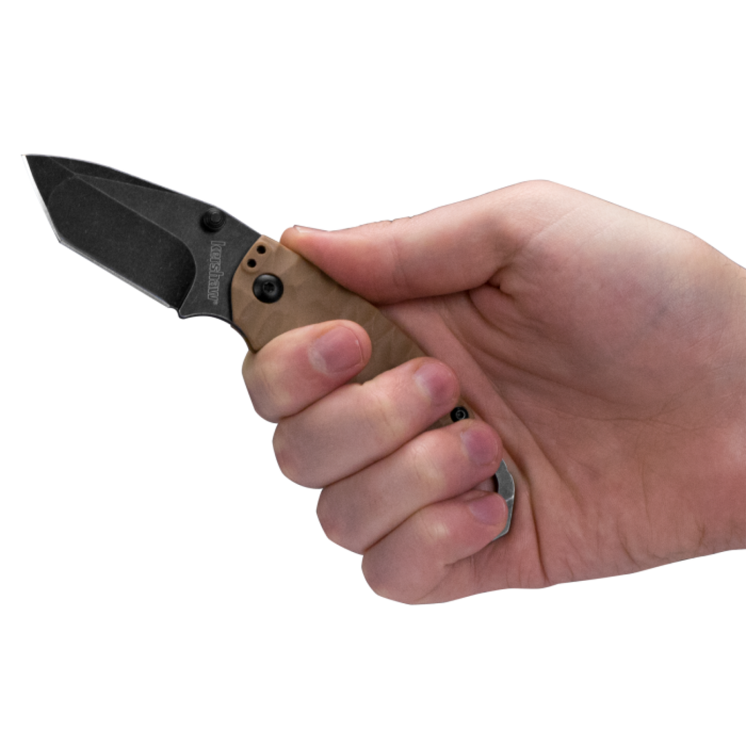 Kershaw 8750TTANBW Shuffle II - Tanto, Tan & BlackWash