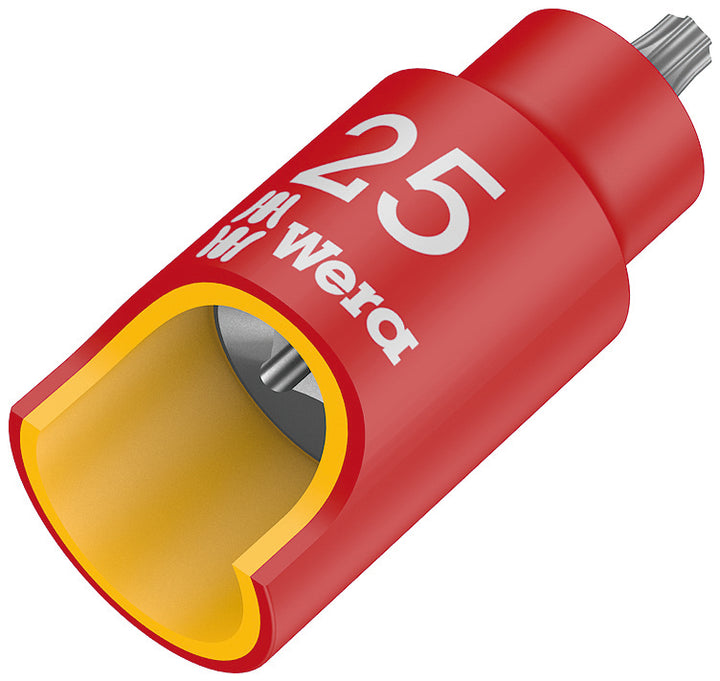 Wera 8767 A VDE HF TORX® Zyklop Bit socket, insulated, with 1/4" drive, with holding function, T27
