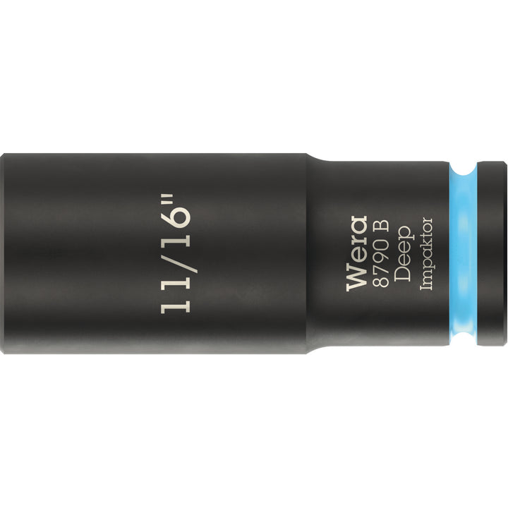 Wera 8790 B Impaktor Deep Socket with 3/8" drive, 11/16"