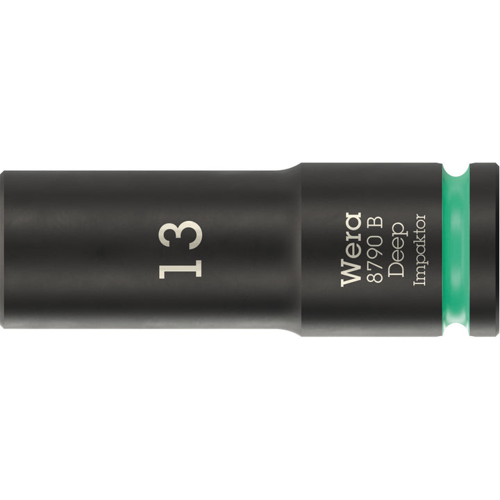 Wera 8790 B Impaktor Deep Socket with 3/8" drive, 13 mm