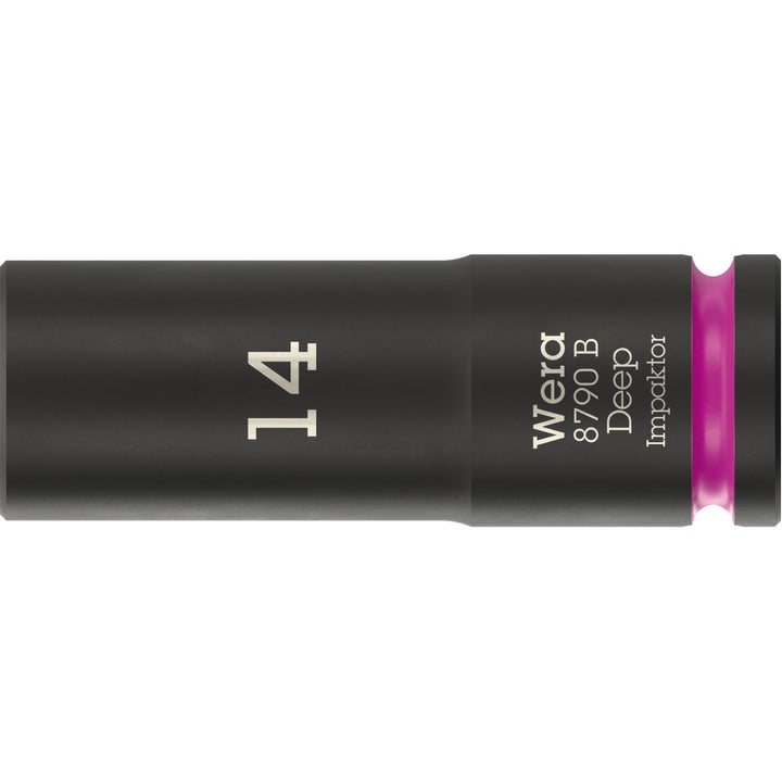 Wera 8790 B Impaktor Deep Socket with 3/8" drive, 14 mm