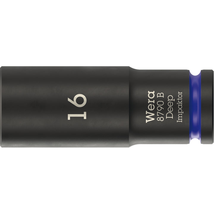 Wera 8790 B Impaktor Deep Socket with 3/8" drive, 16 mm