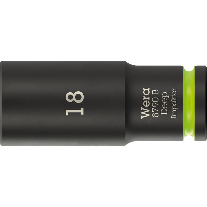 Wera 8790 B Impaktor Deep Socket with 3/8" drive, 18 mm