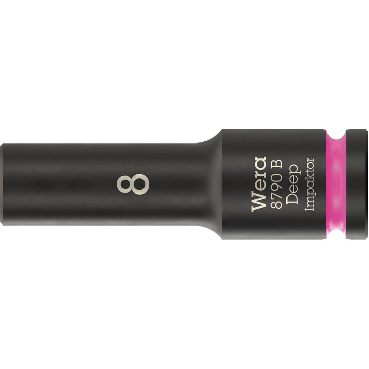 Wera 8790 B Impaktor Deep Socket with 3/8" drive, 8 mm