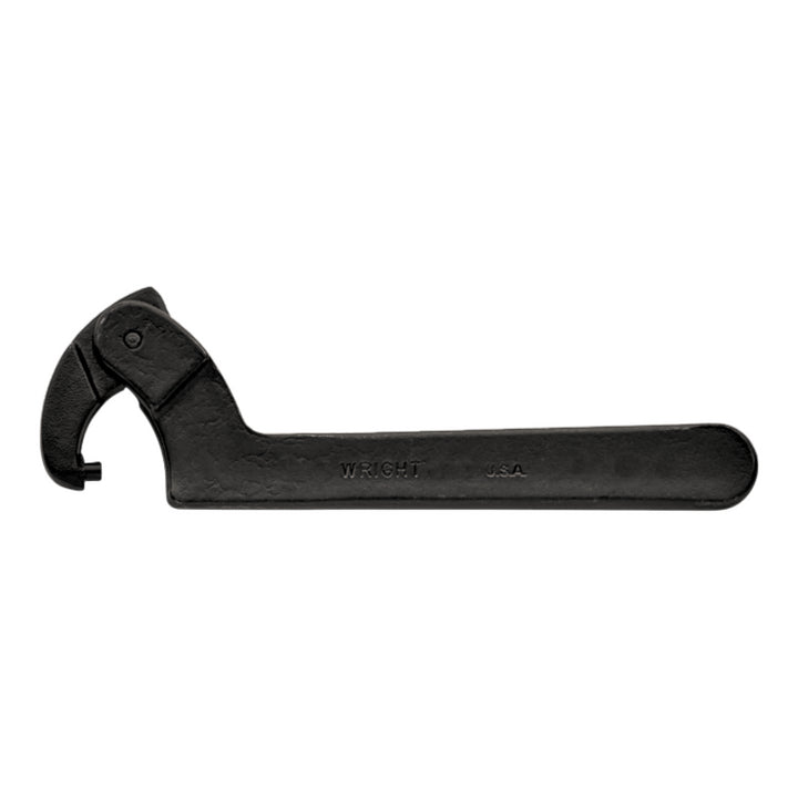 Wright Tool 9644 Spanner Wrench Adjustable Pin Black Industrial Capacity Range - 2 to 4-3/4"