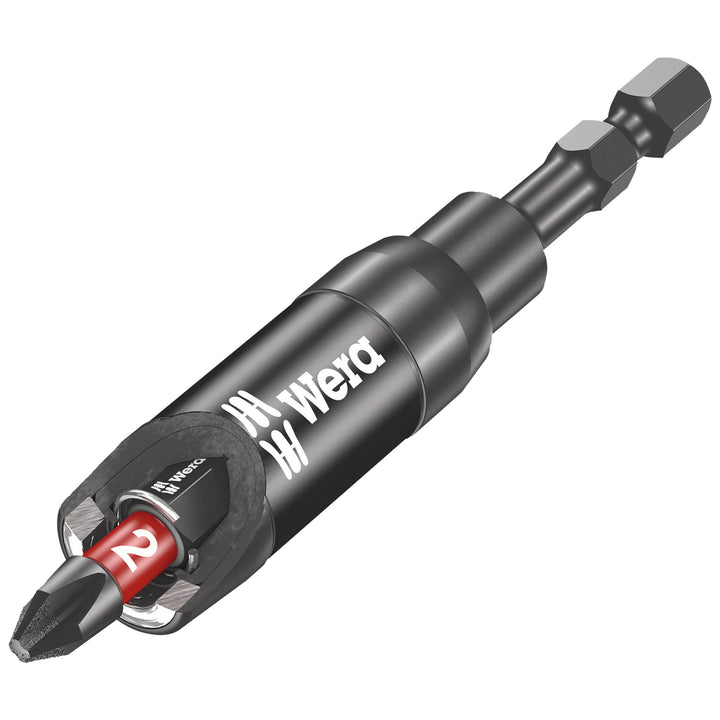 Wera 897/4 IMP R SB Impaktor holder with retaining ring and ring magnet, 1/4" x 75 mm