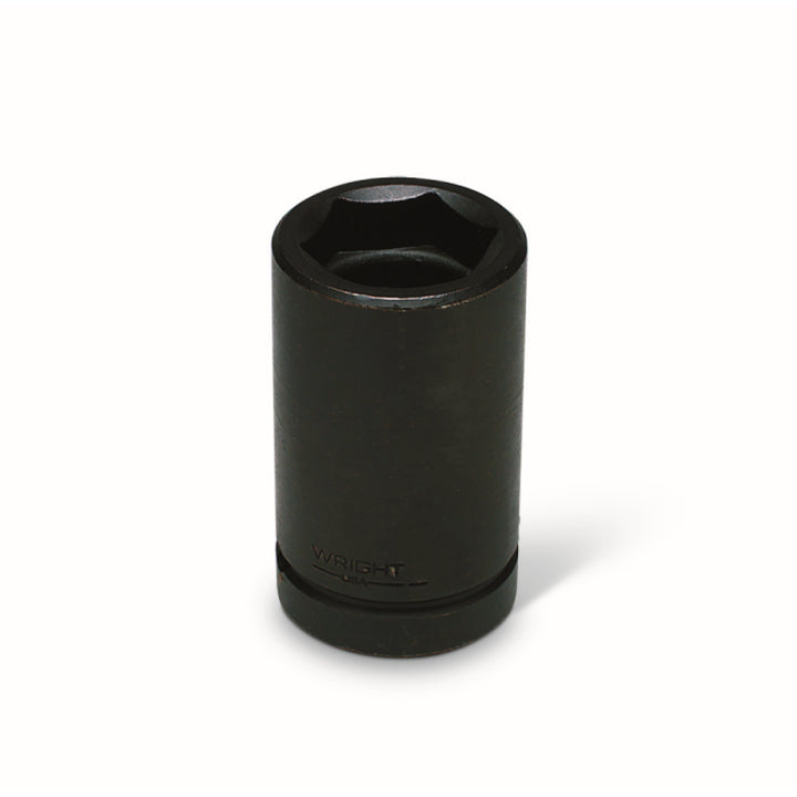 Wright Tool 8991 1" Drive Combination Long Length Budd Wheel Impact Socket 1-1/2" Hex x 13/16" Square