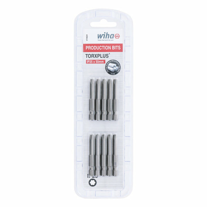 Wiha Tools 74624 TORX Plus Power Bit, IP25 x 50 mm, 10 Pk.