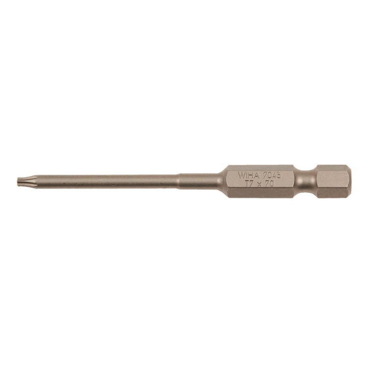 Wiha Tools 74538 TORX® Power Bit, T7 x 70 mm, 10 Pk.