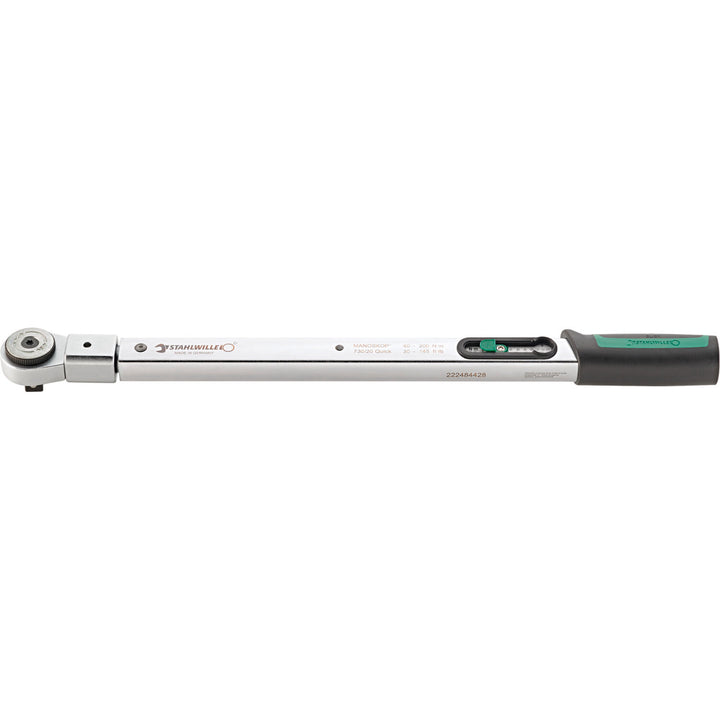 Stahlwille 96504020 730R/20 MANOSKOP Torque Wrench, 1/2" Drive