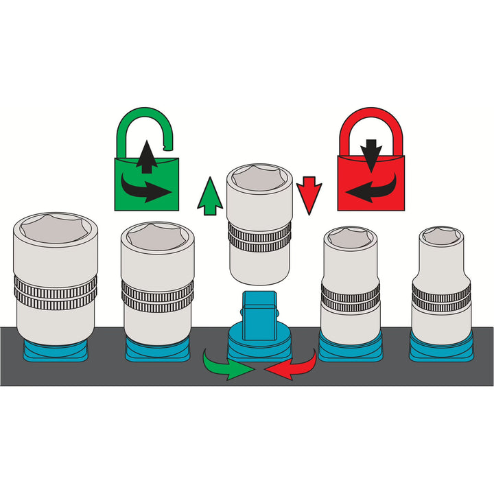 Hazet 900LG-SR/5 SmartRail ∙ Flexible plastic plug-in rail