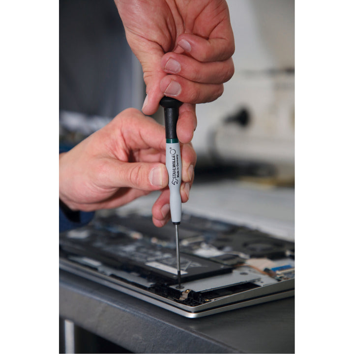 Stahlwille 47513004 4751 Size 4 Precision Slotted Screwdriver, 0.3 x 1.5 mm