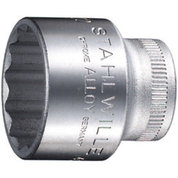 Stahlwille 02010020 45 12-pt Bi-Hex Socket, 3/8" Drive 20 mm