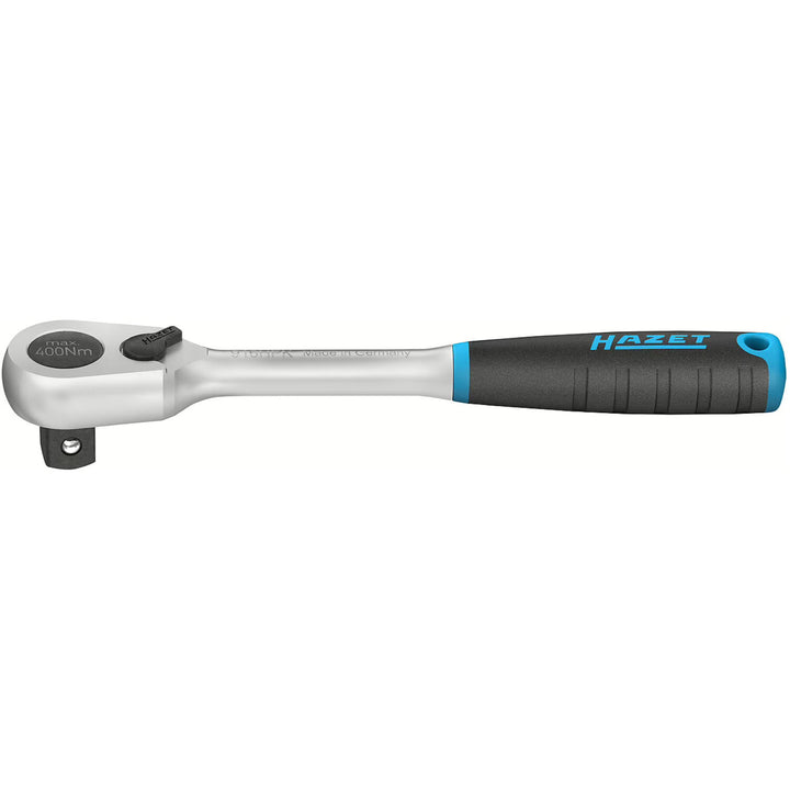 Hazet 916HPK 1/2 inch (12.5 mm) square ∙ solid HiPer fine-tooth reversible ratchet ∙ short