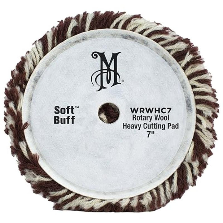 Meguiar's WRWHC7 Rotary Wool Heavy Cutting Pad 7"