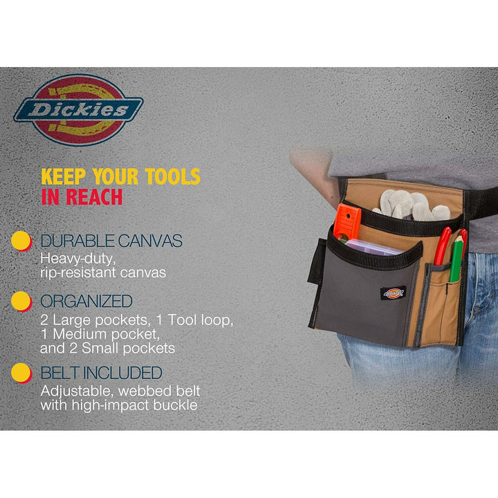 Dickies 57080 5-Pocket Single Side Tool Pouch / Work Apron