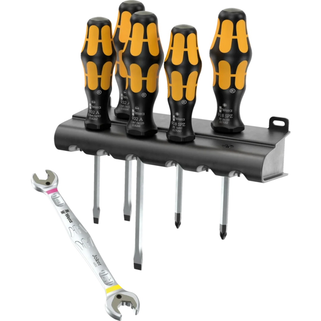Wera 05136079001 Chiseldriver + Joker double open-end spanner. Limited Edition set 2 - 6 Pieces