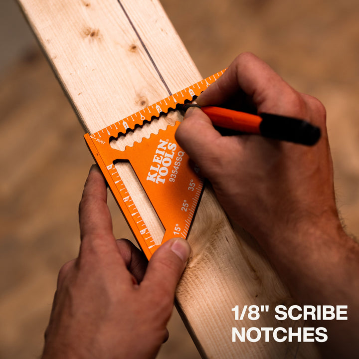 Klein Tools 9354SSQ Trim Square, 4-1/2"