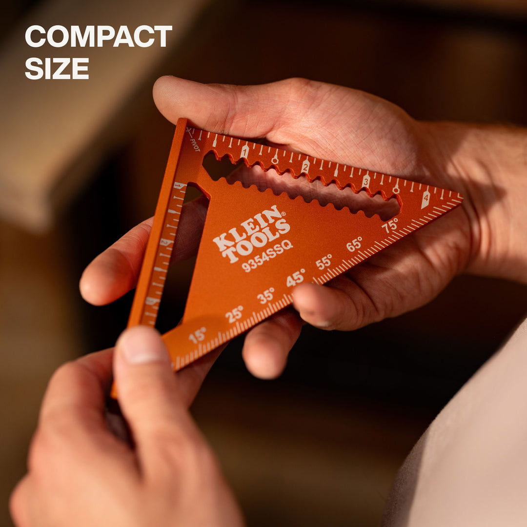 Klein Tools 9354SSQ Trim Square, 4-1/2"