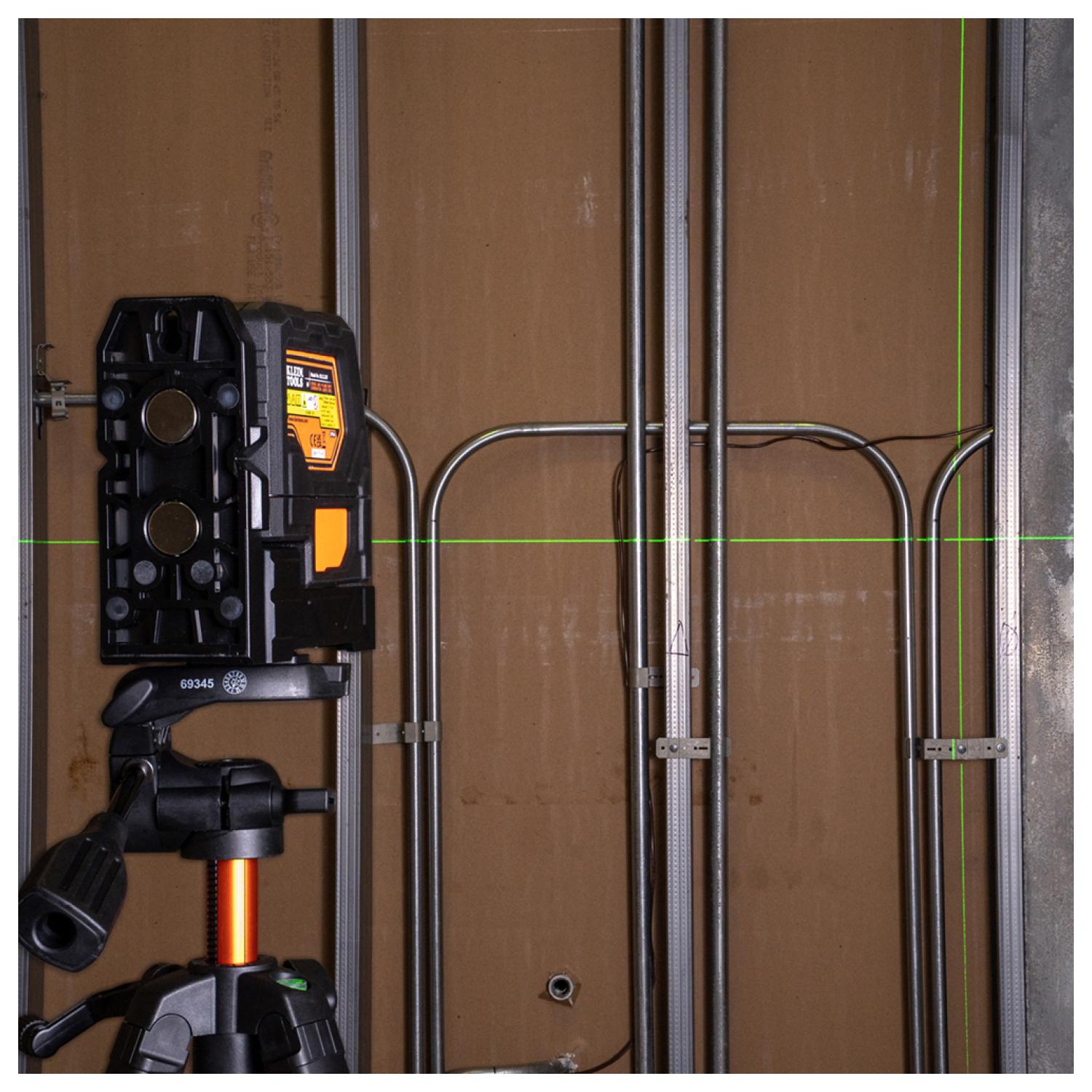 Klein Tools 93LCLGR Rechargeable Self-Leveling Green Cross-Line
