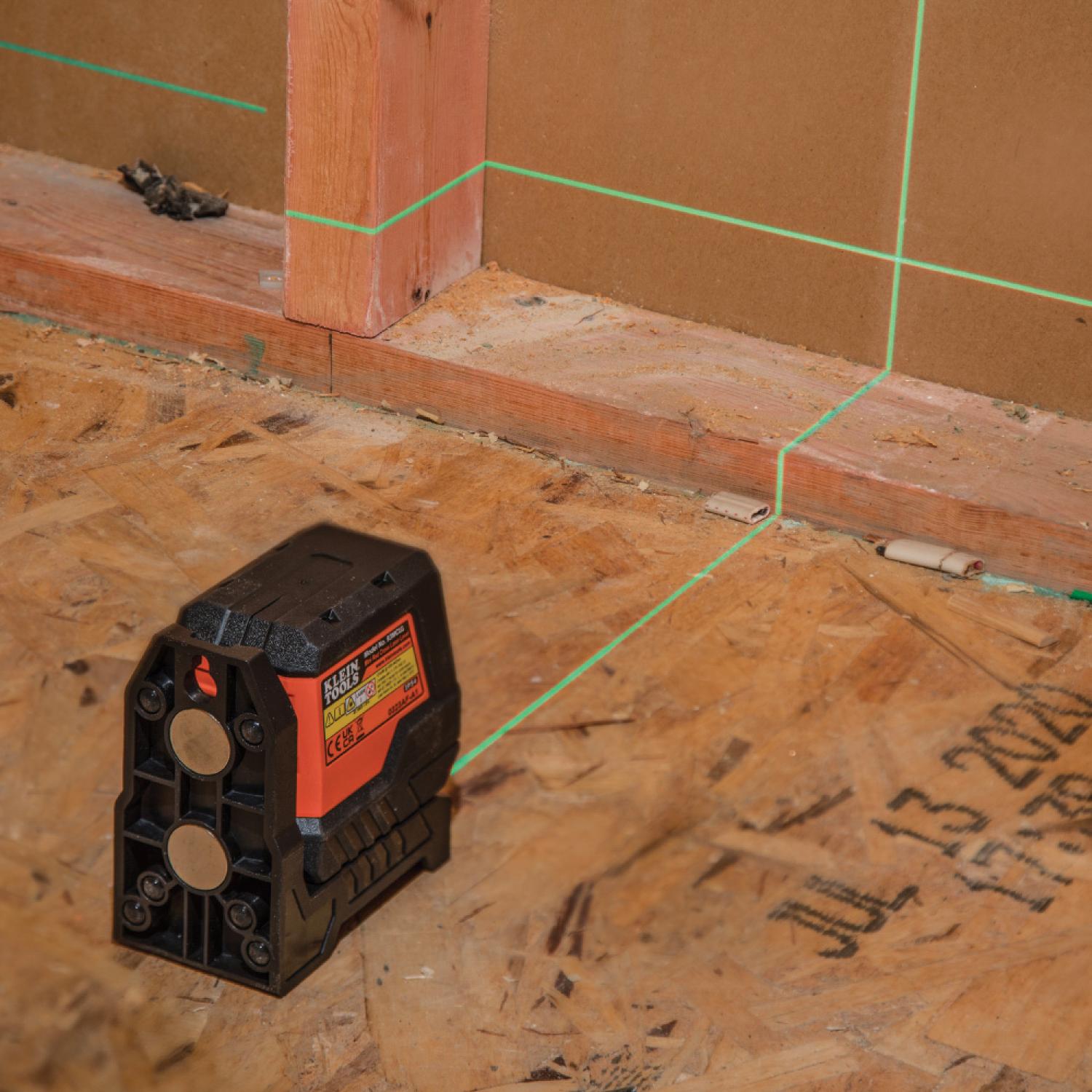 Klein Tools 93MCLG Green Mini Cross-Line Laser Level – Haus of Tools