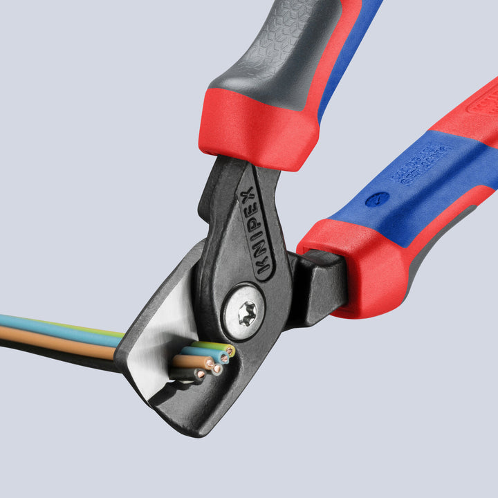 Knipex 95 12 160 SBA KnipeXtend StepCut Cable Shears, 6 1/4"