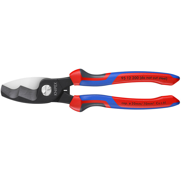 Knipex 95 12 200 SBA KnipeXtend Cable Shears - Twin Cutting Edges, 8"