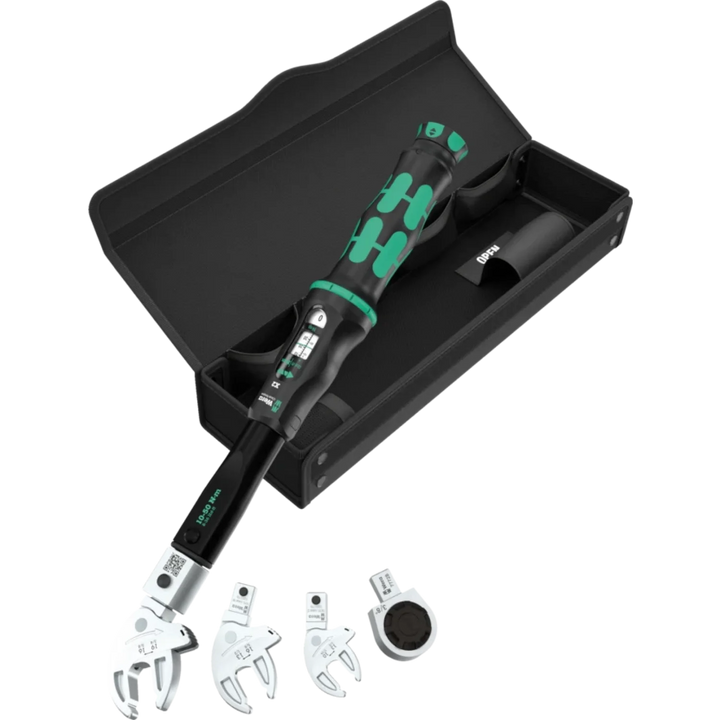 Wera 05136062001 9558 Torque set for pipe fittings, 10-50 Nm - 5 Pieces
