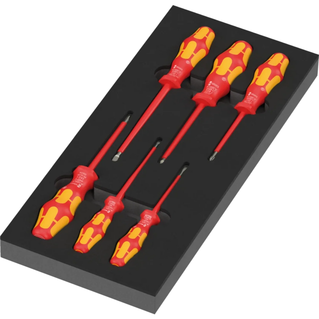 Wera 05150134001 97111 Foam insert Kraftform series 100 VDE screwdriver set 2 - 7 Pieces