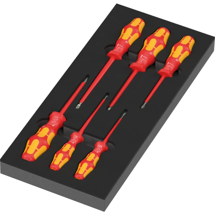 Wera 05150134001 97111 Foam insert Kraftform series 100 VDE screwdriver set 2 - 7 Pieces