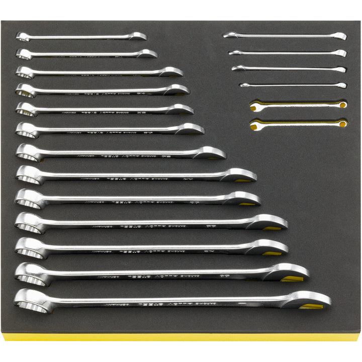 Stahlwille 96838778 TCS 13A/19 Open Box Ring Wrench Tray Set