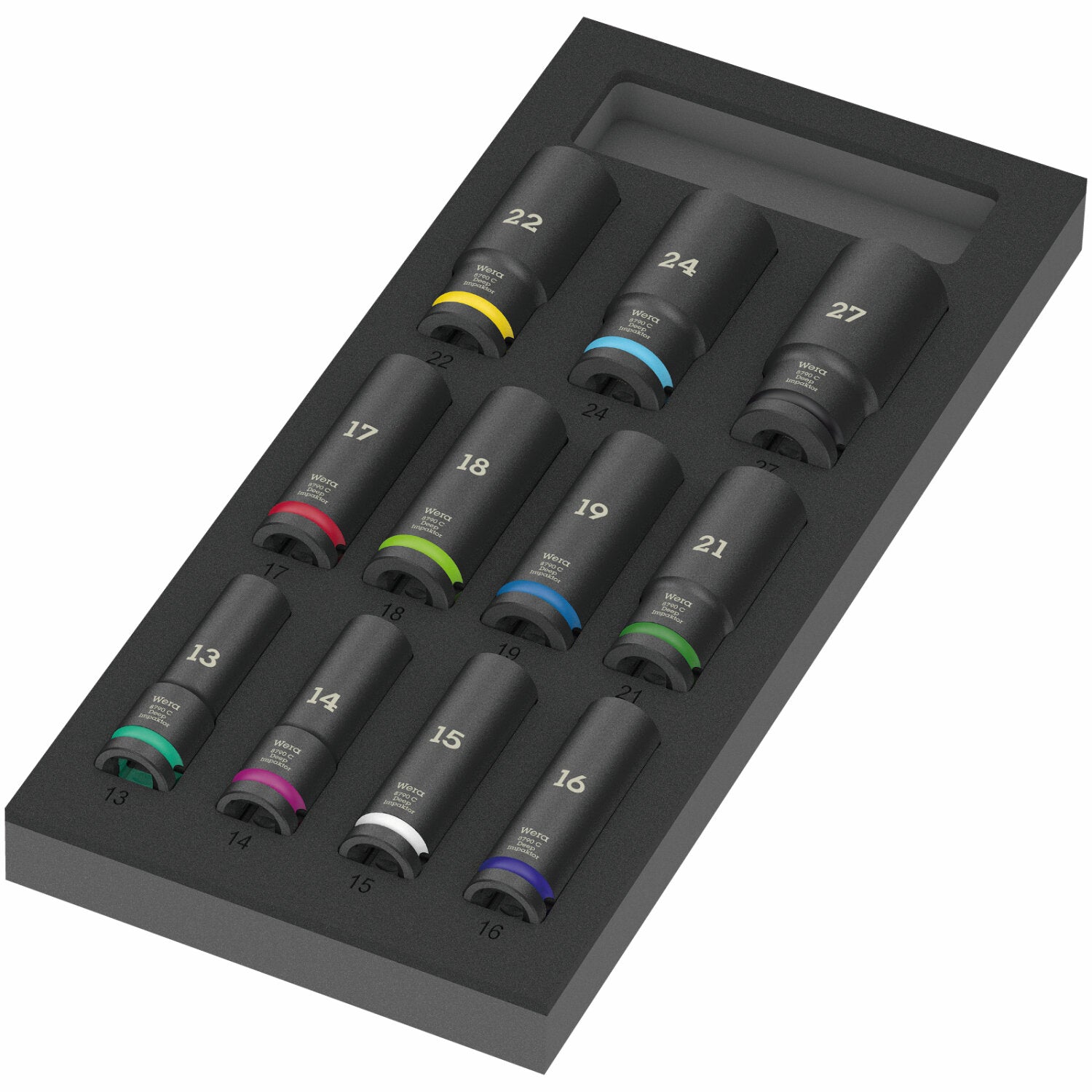 Wera 9725 Foam Insert Zyklop C, 1/2