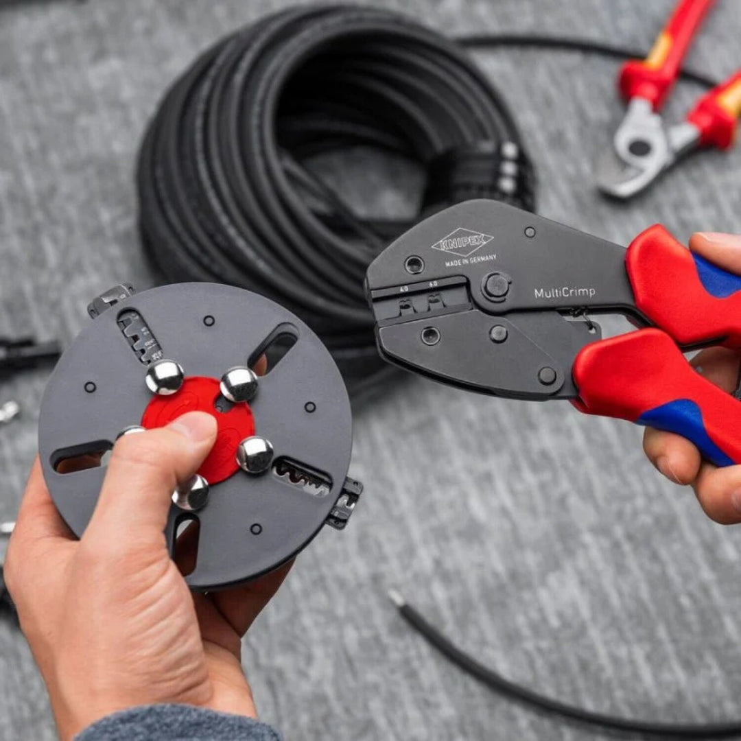 Knipex 97 33 03 9 1/4" MultiCrimp PV Crimping Pliers