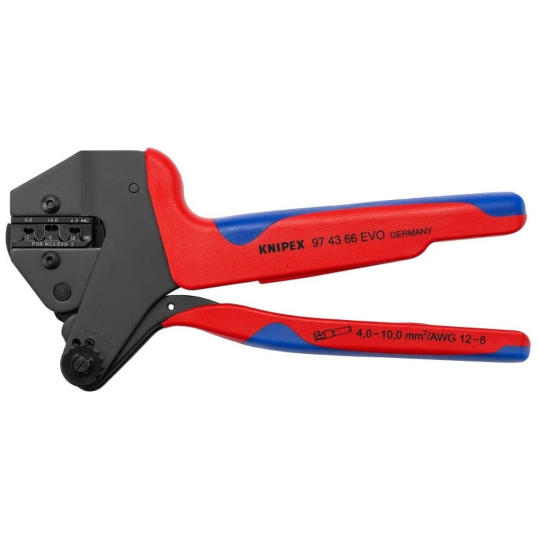 Knipex 97 43 66 EVO 8 1/4" Crimp System Pliers MC4® Evo 2
