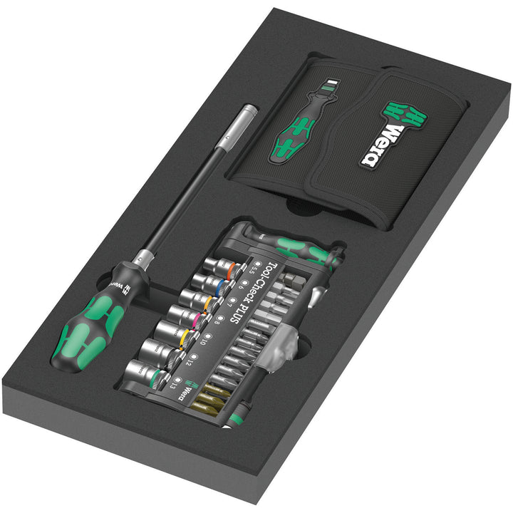 Wera 9750 Foam Insert Kraftform Kompakt and Tool-Check Plus Set 1, 57 Pc.