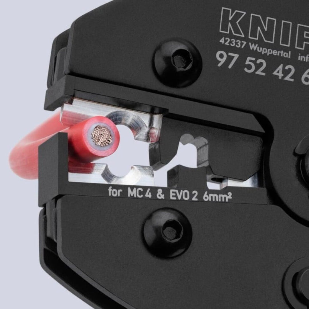 Knipex 97 52 42 6 8 1/2" KNIPEX PreciForce® Crimping Pliers for MC4®/MC4® Evo 2