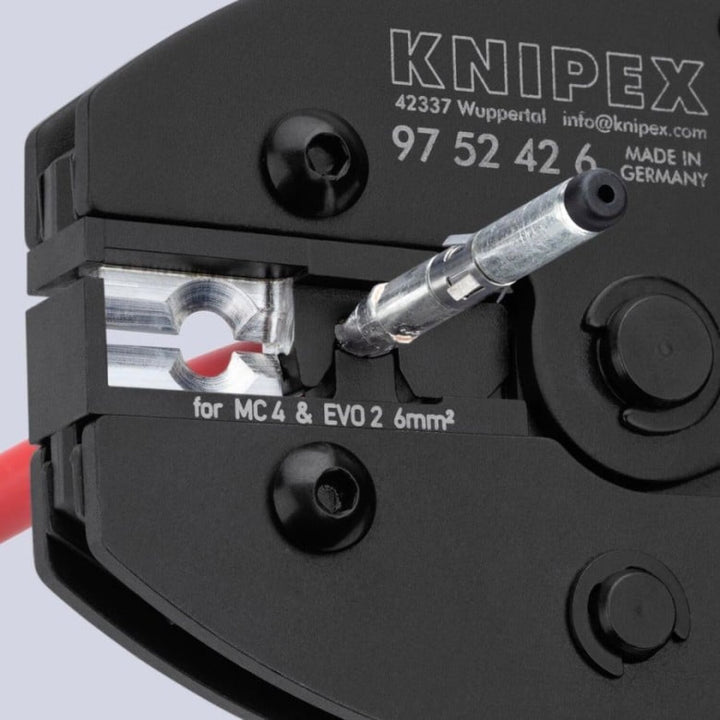 Knipex 97 52 42 6 8 1/2" KNIPEX PreciForce® Crimping Pliers for MC4®/MC4® Evo 2