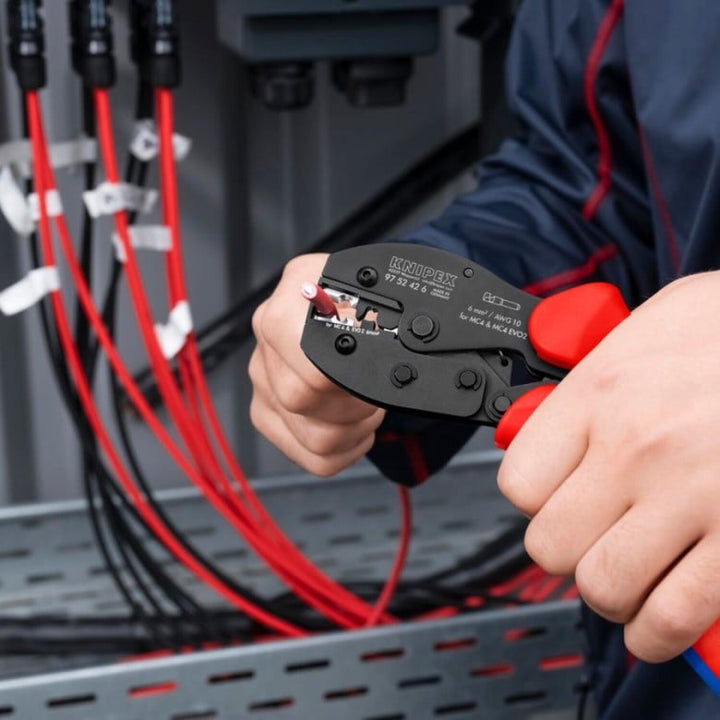 Knipex 97 52 42 6 8 1/2" KNIPEX PreciForce® Crimping Pliers for MC4®/MC4® Evo 2