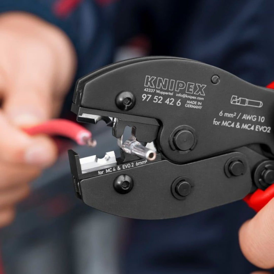 Knipex 97 52 42 6 8 1/2" KNIPEX PreciForce® Crimping Pliers for MC4®/MC4® Evo 2