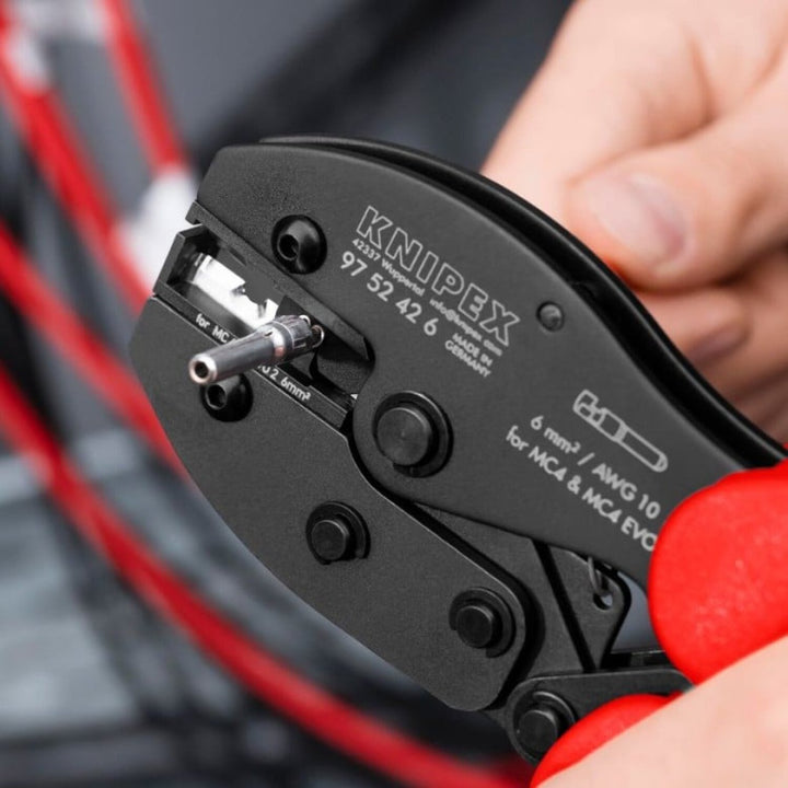 Knipex 97 52 42 6 8 1/2" KNIPEX PreciForce® Crimping Pliers for MC4®/MC4® Evo 2