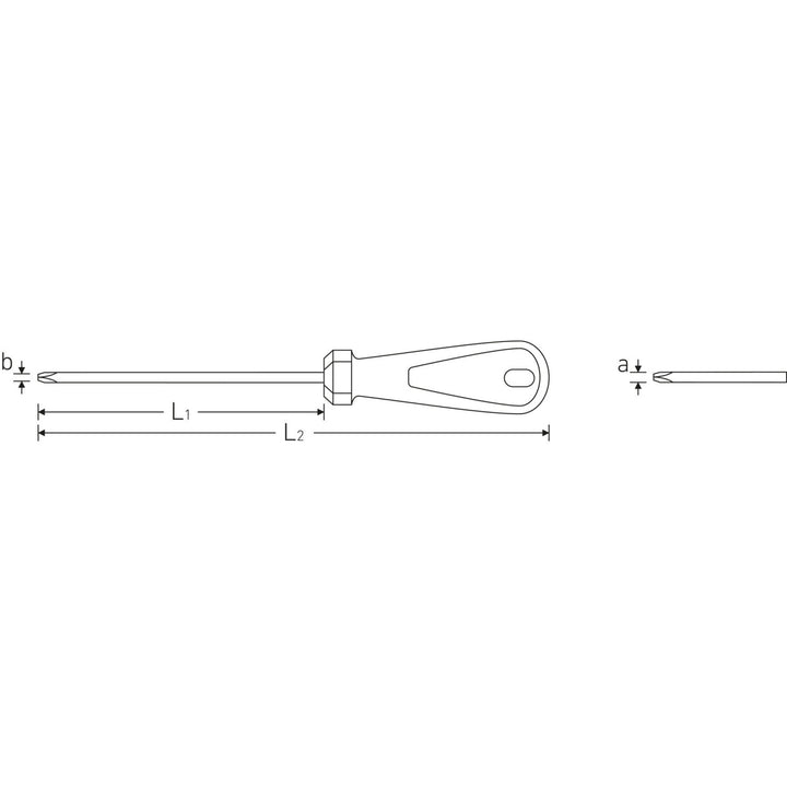 Stahlwille 48301002 4830 3K DRALL Phillips Screwdriver, #2 x 100 mm