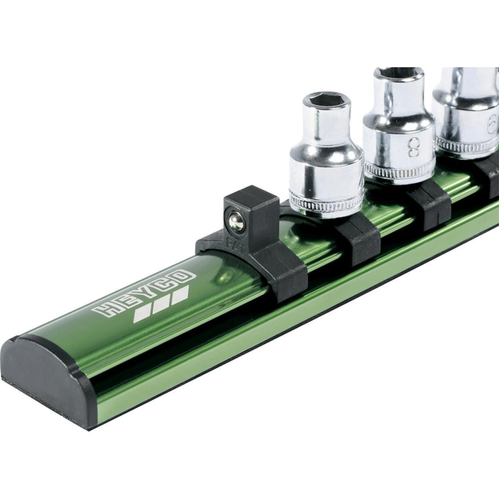 Heyco 98710501600 Aluminium socket rail, empty, 1/2 Inch