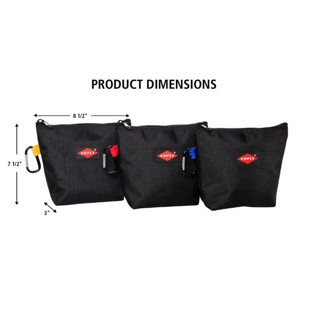 Knipex 9K 00 80 178 US Stand-Up Tool Bag 3-Pack, Empty